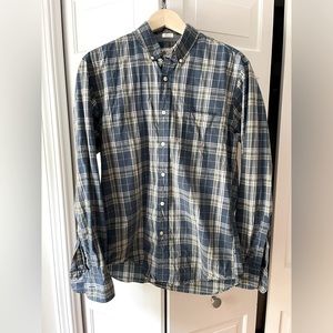 Men’s J. Crew PlaidButton Down Size M